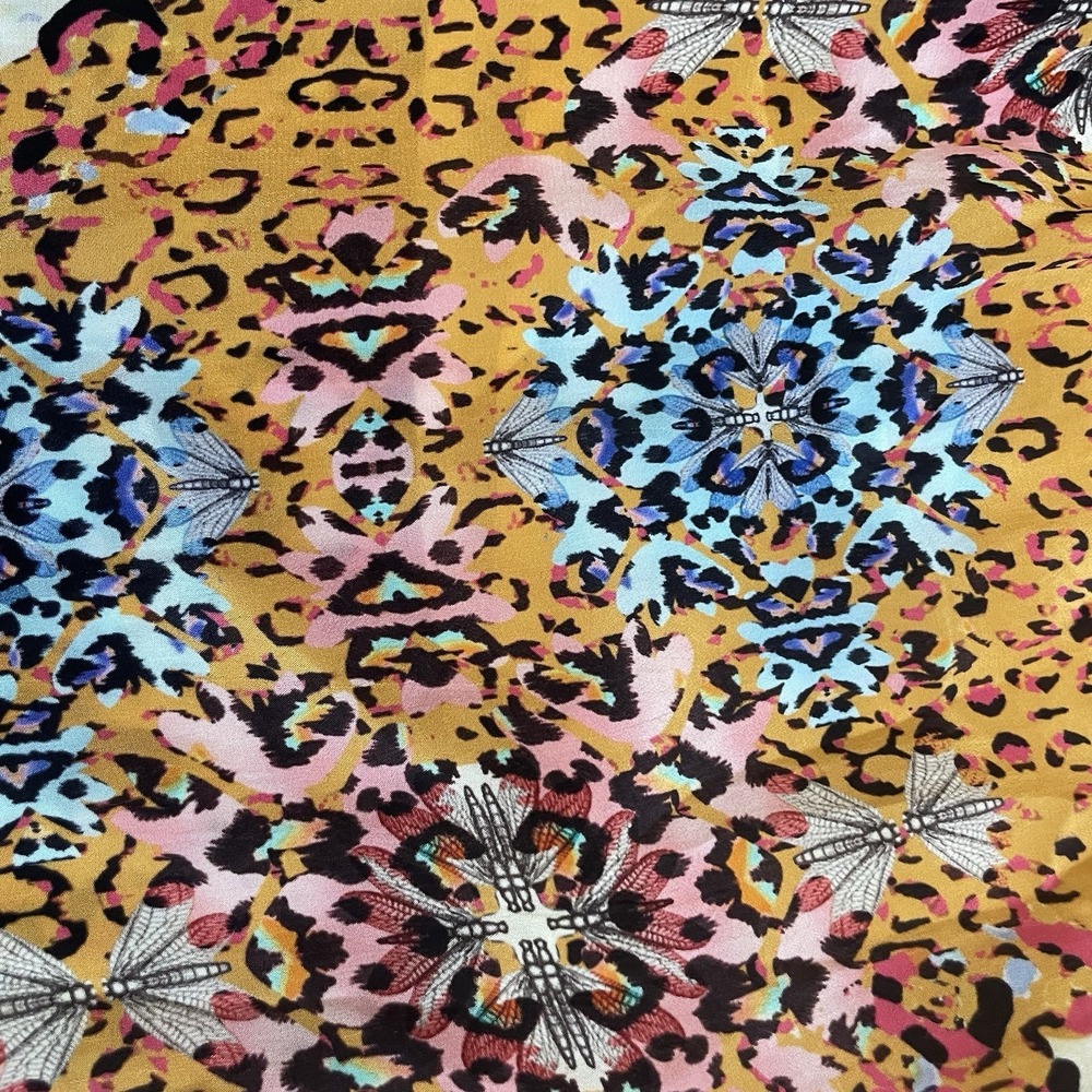 Anthro Bhanuni By Jyoti Maxi Skirt Sz 4 Colorful‎ Boho Animal Print Maximalist - Picture 8 of 16